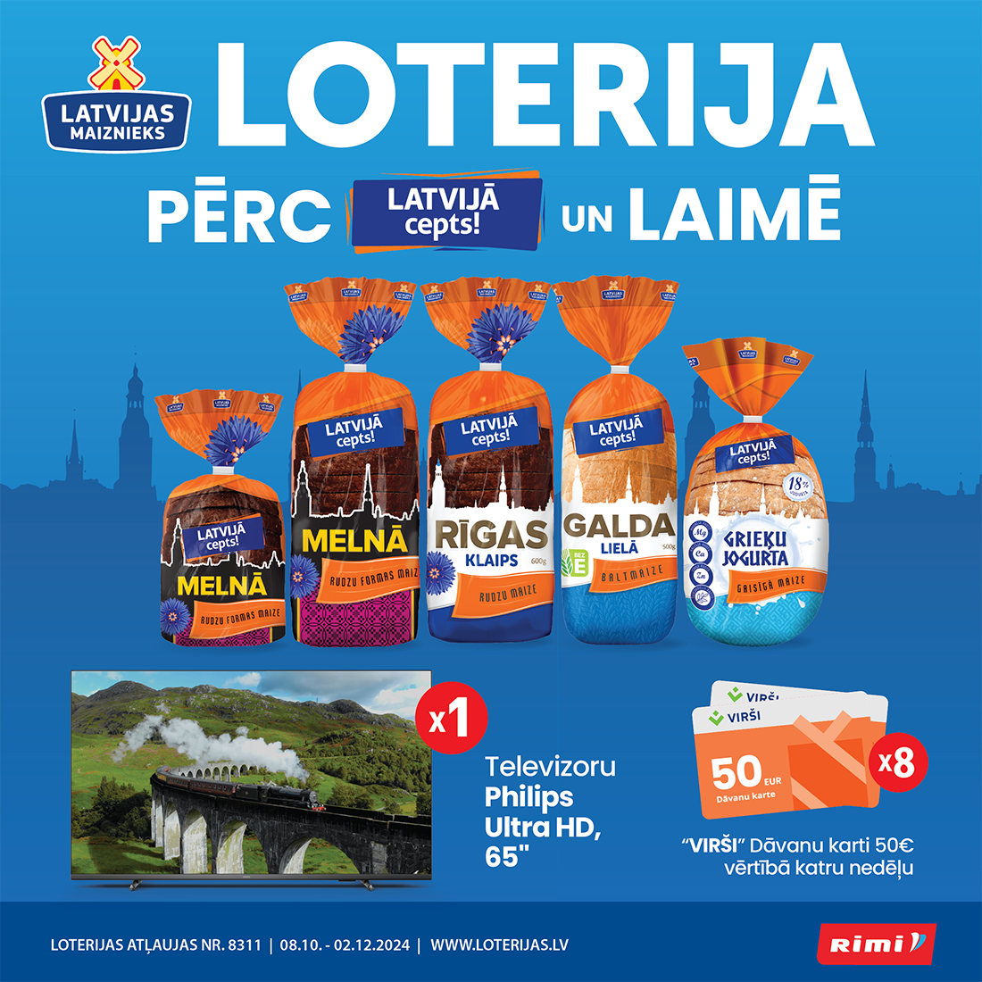 LATVIJĀ CEPTS! LOTTERY IN RIMI 