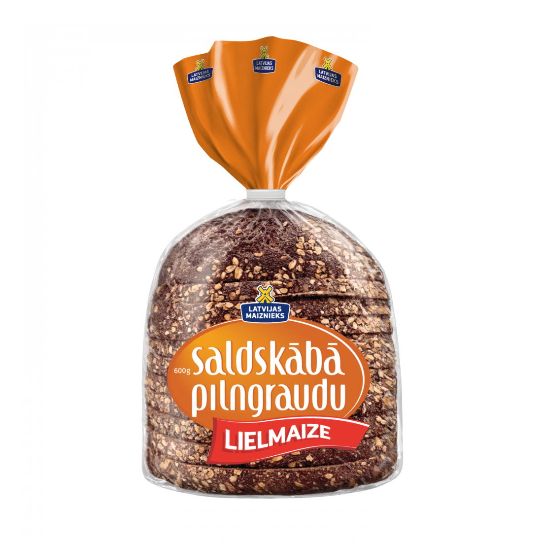LIELMAIZE Saldskābā pilngraudu maize