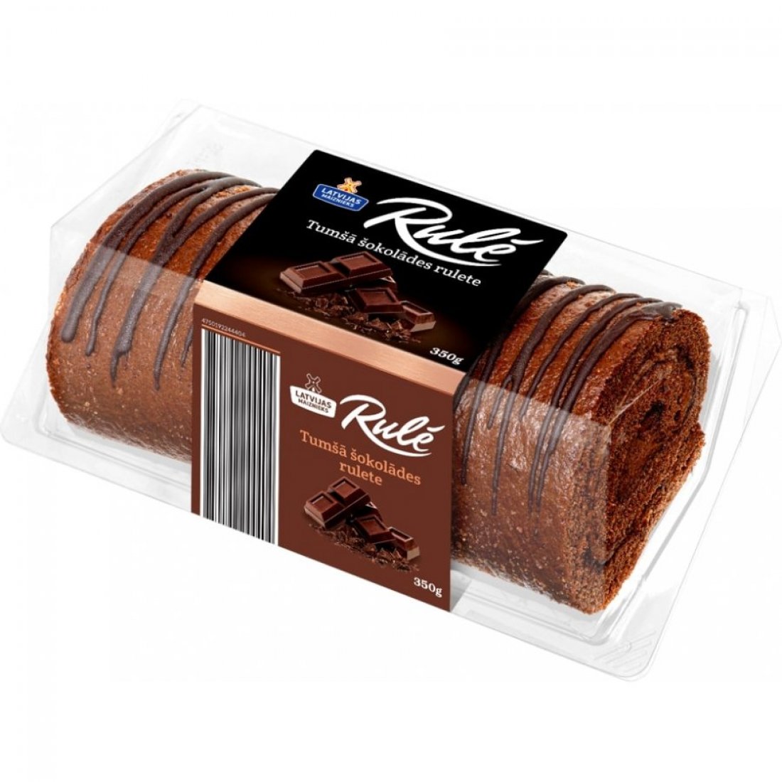 NEW! Dark chocolate roll "RULĒ"