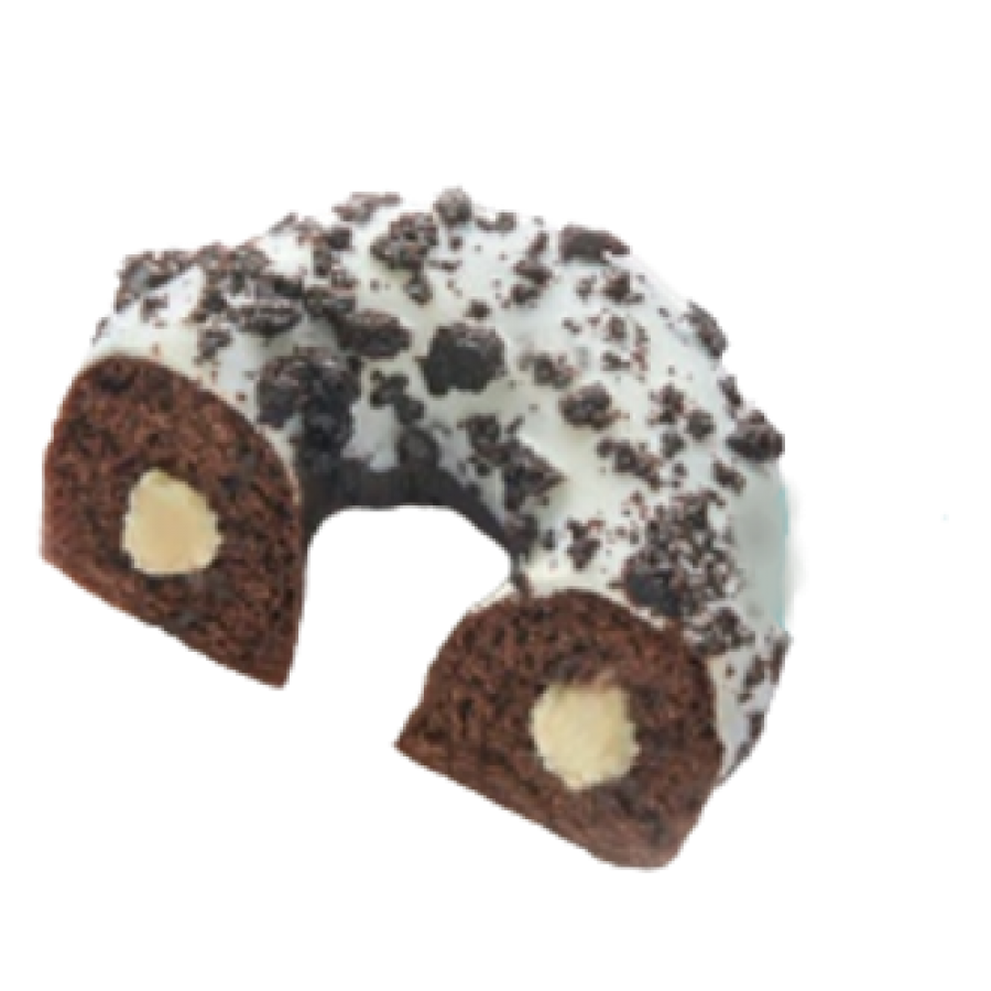 Пончик Cookie с ванильной начинкой