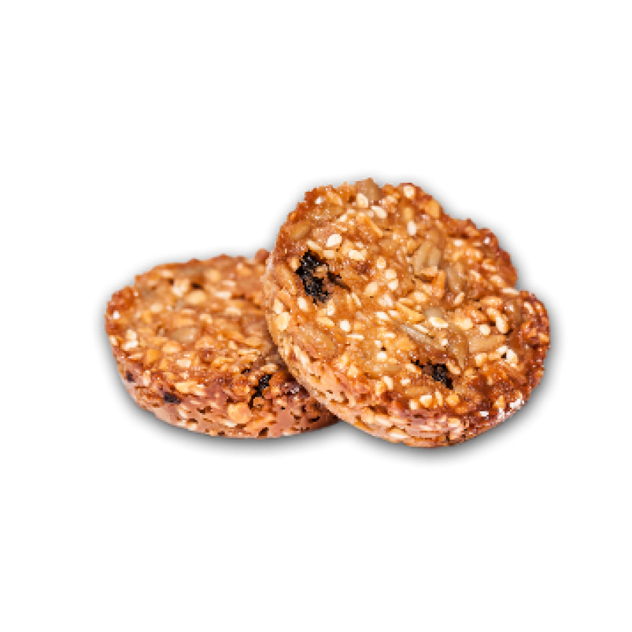 Zeltene cookies with seeds